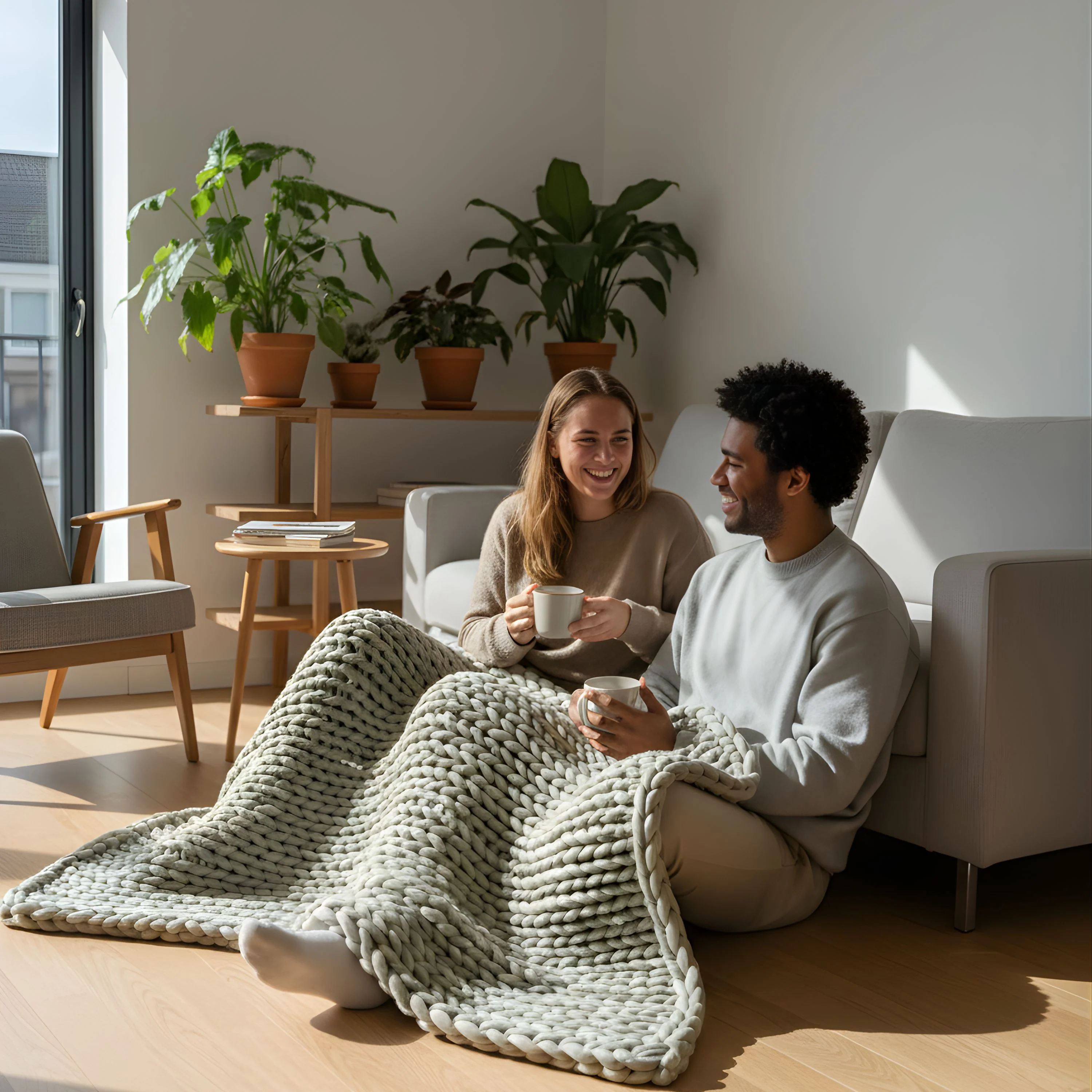 Hand-knitted weighted blanket™ - Image 10