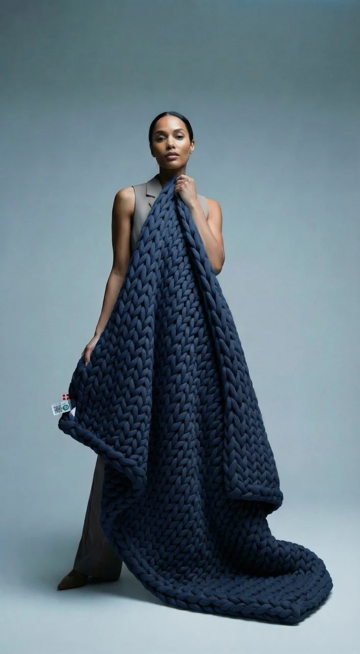 Hand-knitted weighted blanket™ - Image 12