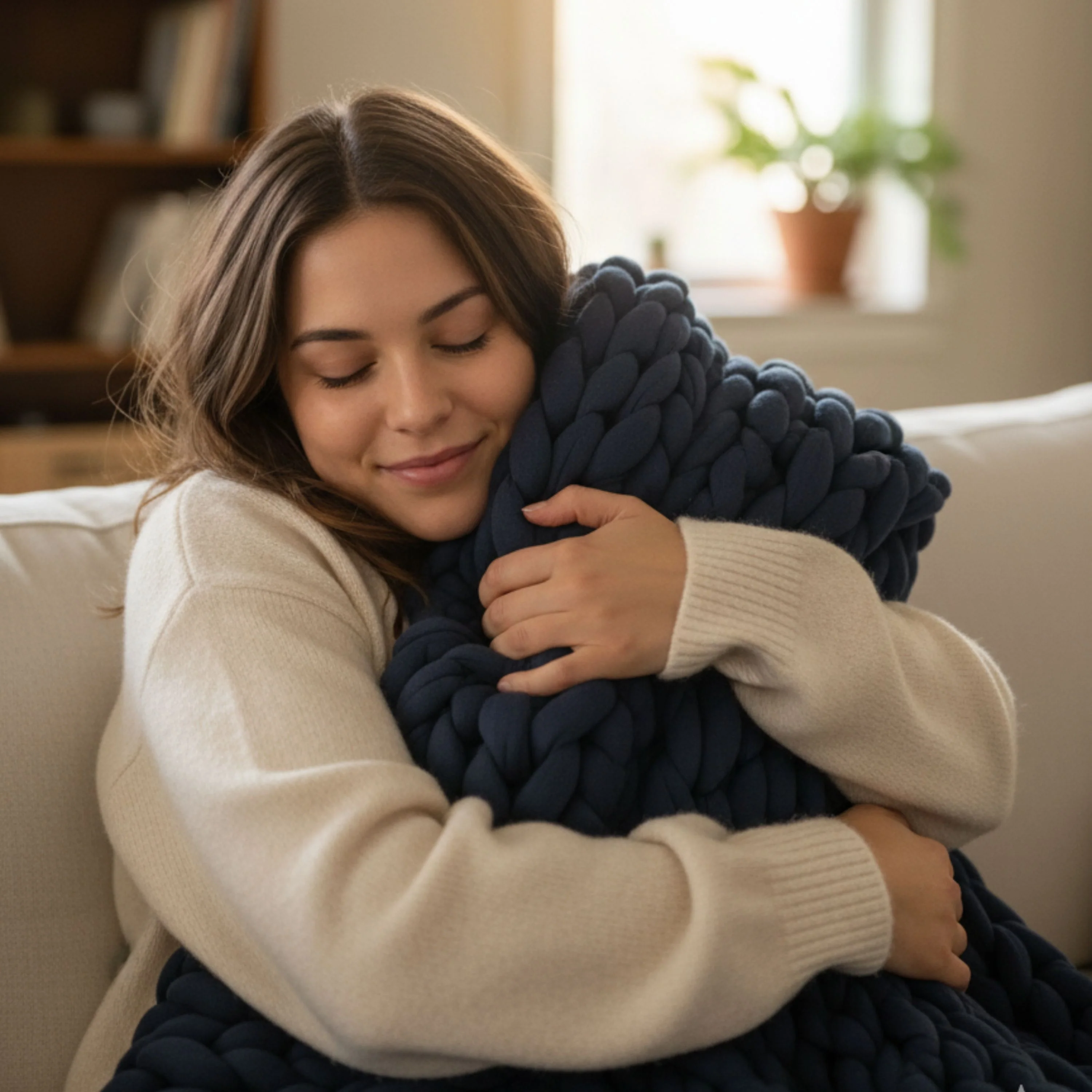Hand-knitted weighted blanket™ - Image 14