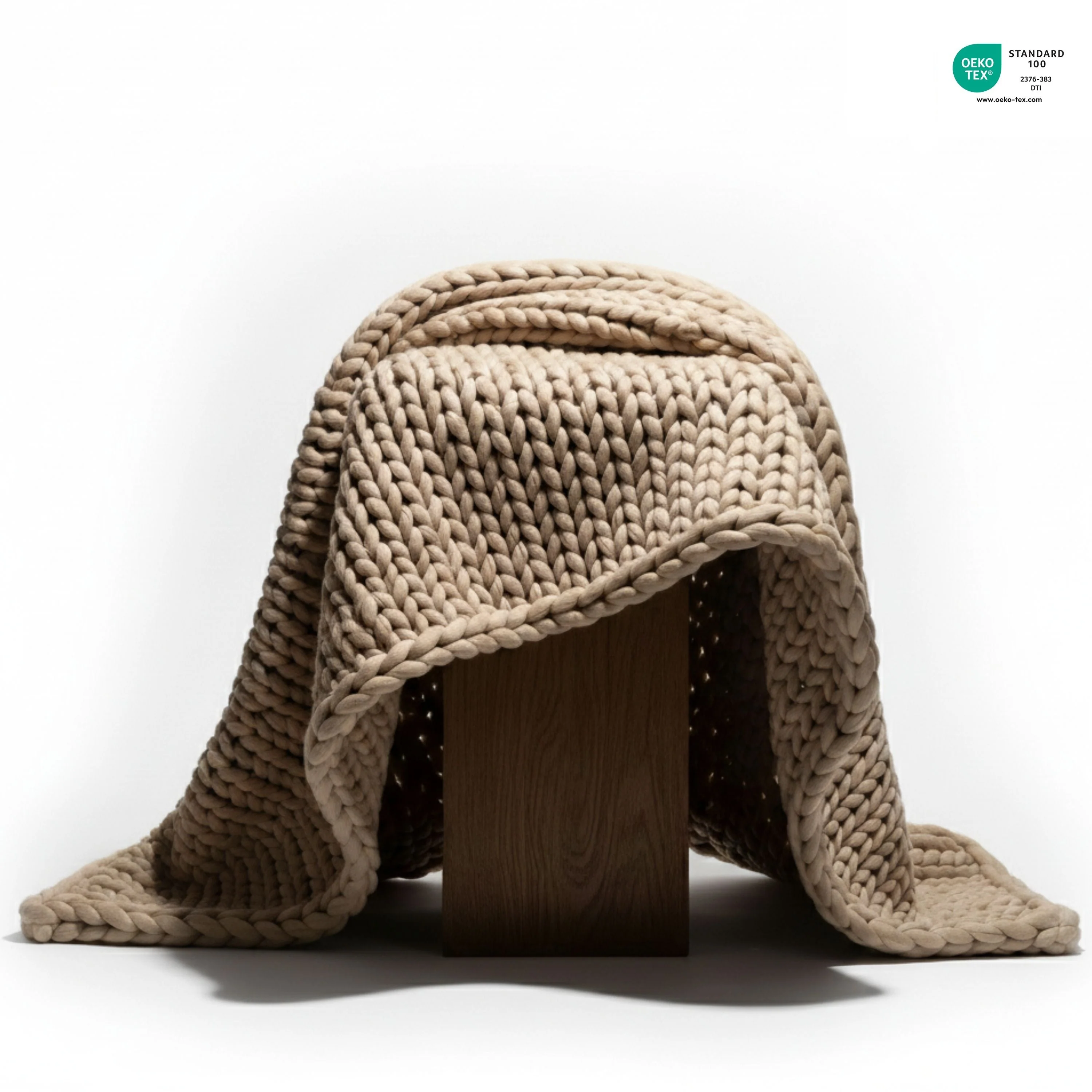 Hand-knitted weighted blanket™ - Image 4